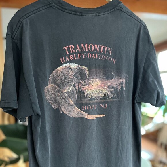 Vintage Harley-Davidson NJ Eagle Tee - Picture 2 of 5